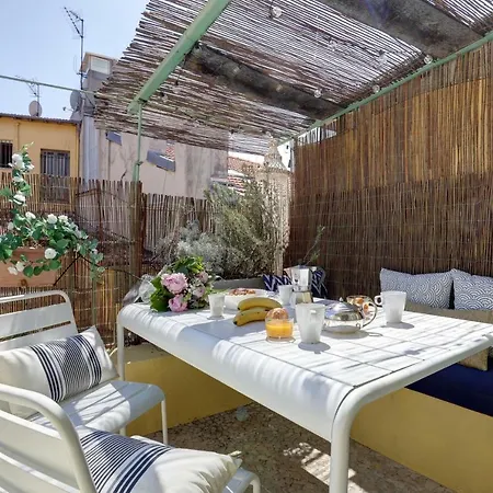 L'abbaye - Sublime Duplex-terrace Renovated, 3 Bedrooms, A/c Apartament Nicea