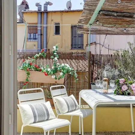 L'abbaye - Sublime Duplex-terrace Renovated, 3 Bedrooms, A/c Apartament *